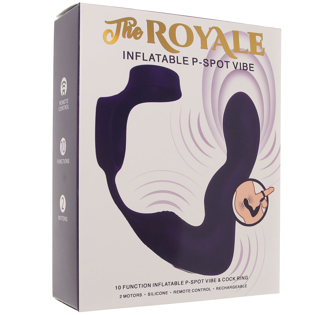 The Royale Inflatable P-Spot Vibe Anal Sex Toys > Prostate Massagers - Tophatter Daily Deals
