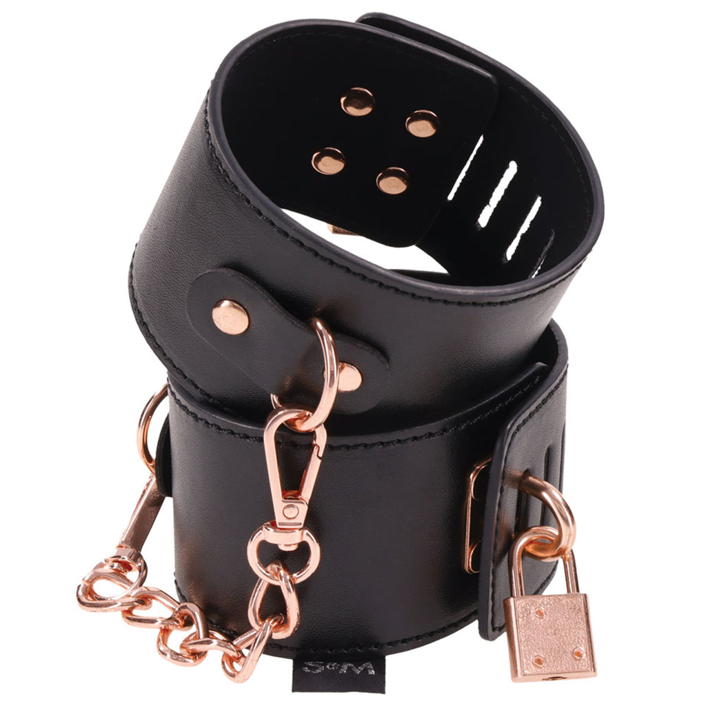 Sex & Mischief Brat Locking Cuffs Bondage and Fetish > Wrist and Ankle Cuffs - Tophatter Daily Deals