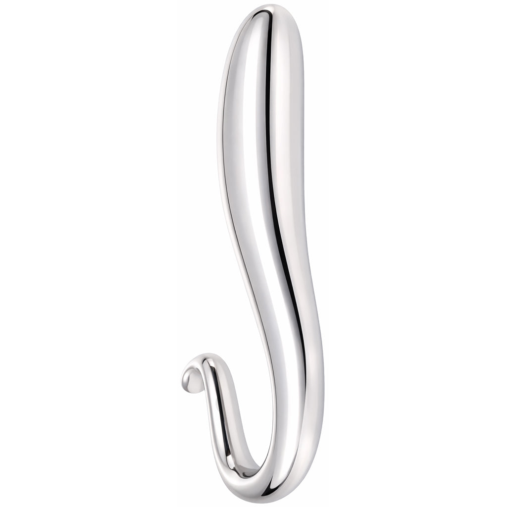 Stainless Steel Hollow Curved Wand Dildo Sex Toys > G-Spot Dildos - Tophatter Daily Deals