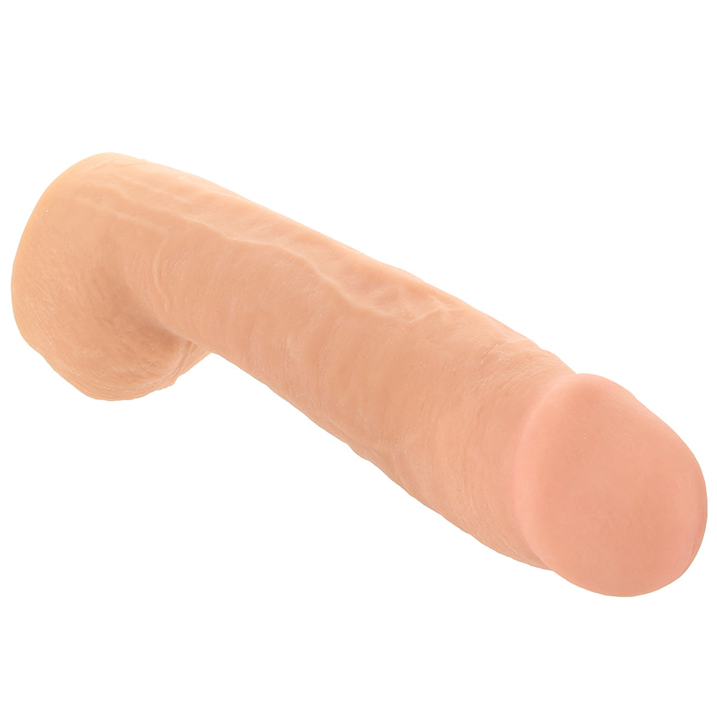 The Realistic Hung 12 Inch Cock with Balls in Vanilla - Tophatter's Adult Sex Toys Online Dildo Sex Toys > Realistic Dildos - Tophatter Daily Deals
