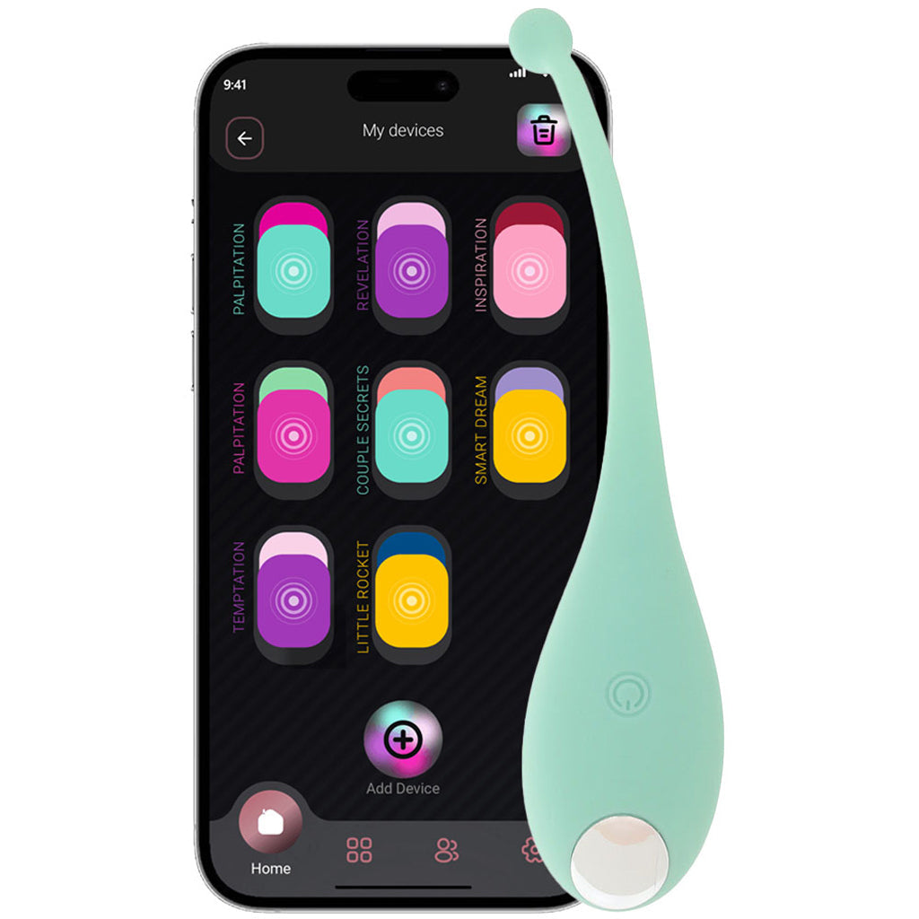 Palpitation App Control Egg Vibe in Mint Vibrators > Bullet and Egg Vibrators - Tophatter Daily Deals