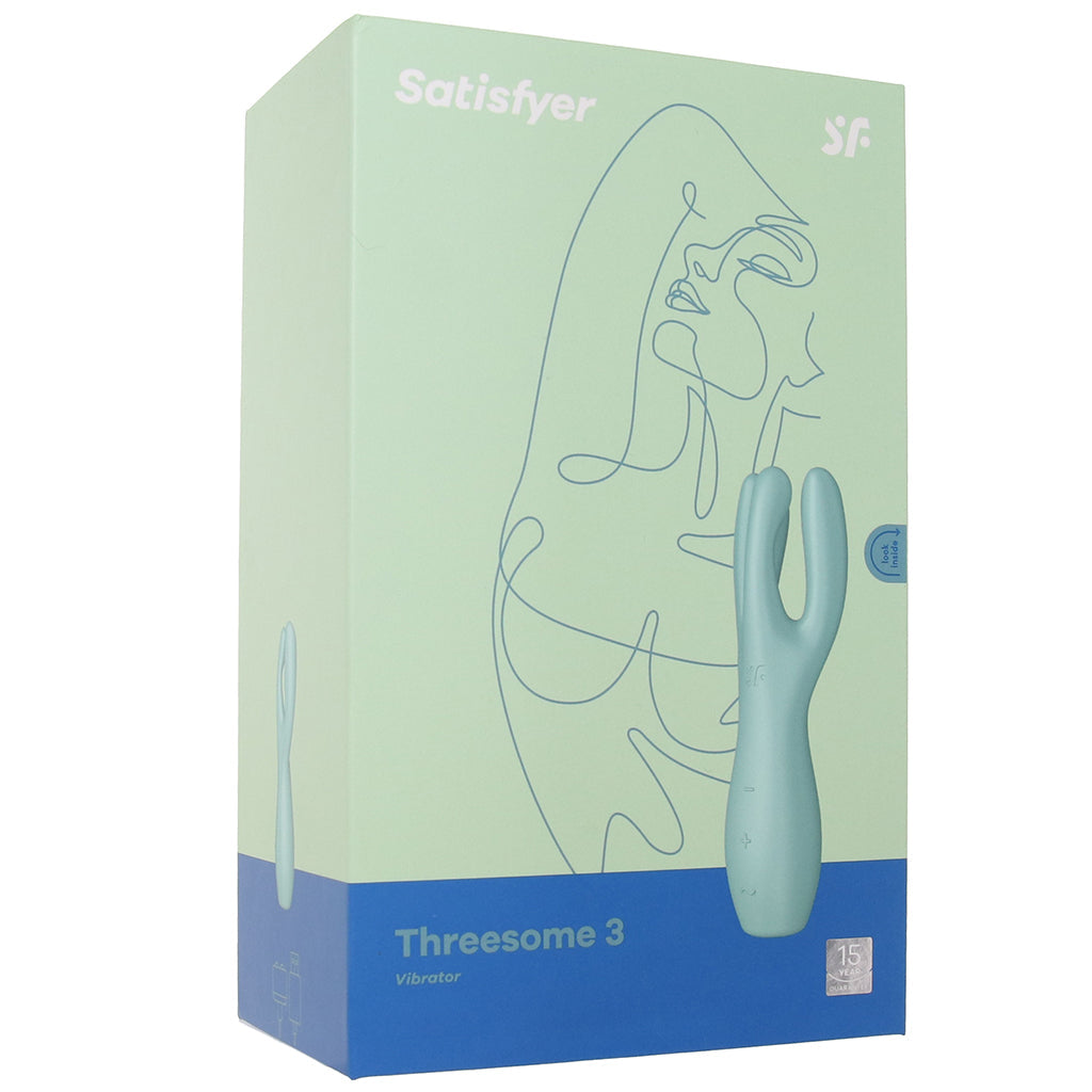 Satisfyer Threesome 3 Vibe in Mint Vibrators > Clitoral Stimulators - Tophatter Daily Deals