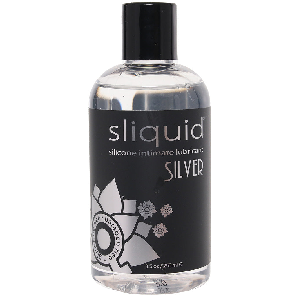 Silver Silicone Intimate Lubricant in 8.5oz/255ml Lubes and Lotions > Silicone Based Sex Lubes - Tophatter Daily Deals