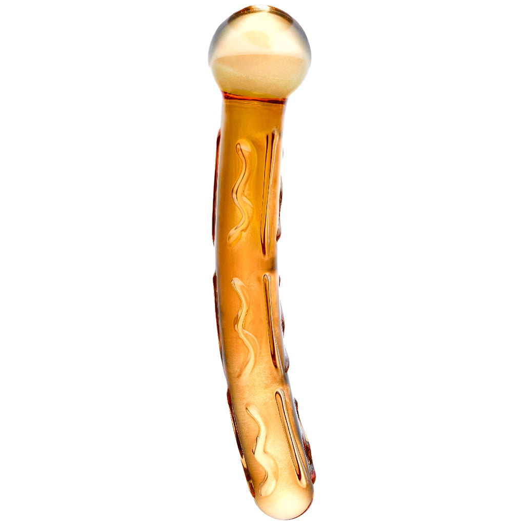 gläs Orange Tickler Glass Dildo - Tophatter's Adult Sex Toys Online Dildo Sex Toys > Pyrex Glass Dildos - Tophatter Daily Deals