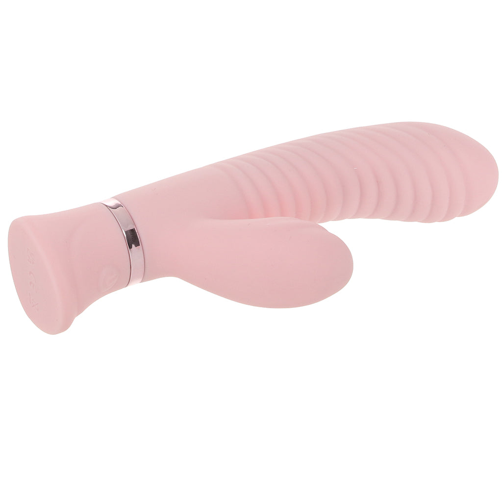 Loveline Mystique Ribbed Mini Rabbit Vibe - Tophatter's Adult Sex Toys Online Vibrators > Rabbit Vibrators - Tophatter Daily Deals