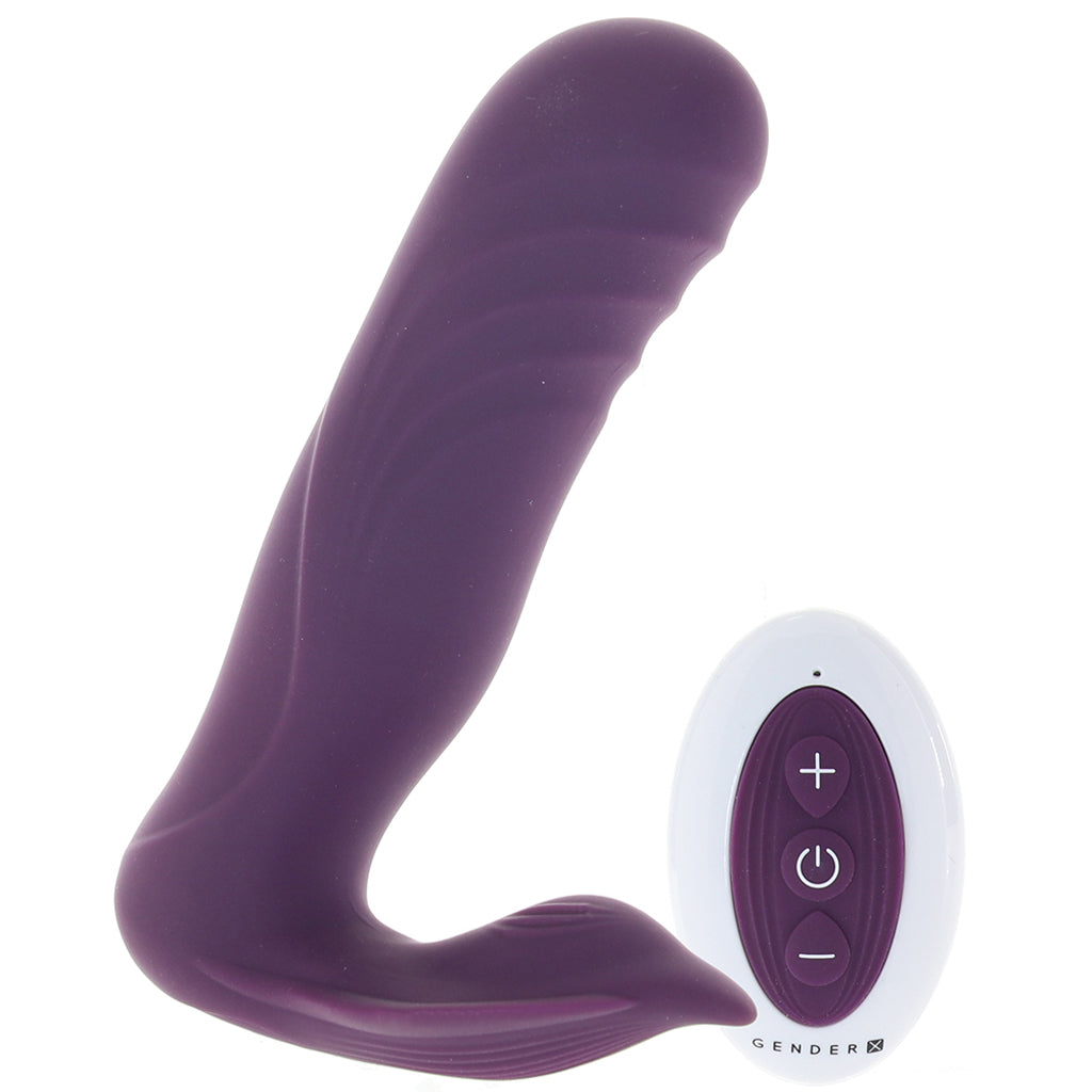 Gender X Velvet Hammer Remote Wearable Vibe - Tophatter's Vibrator Deals Online Vibrators > Wearable & Panty Vibrators - Tophatter Daily Deals