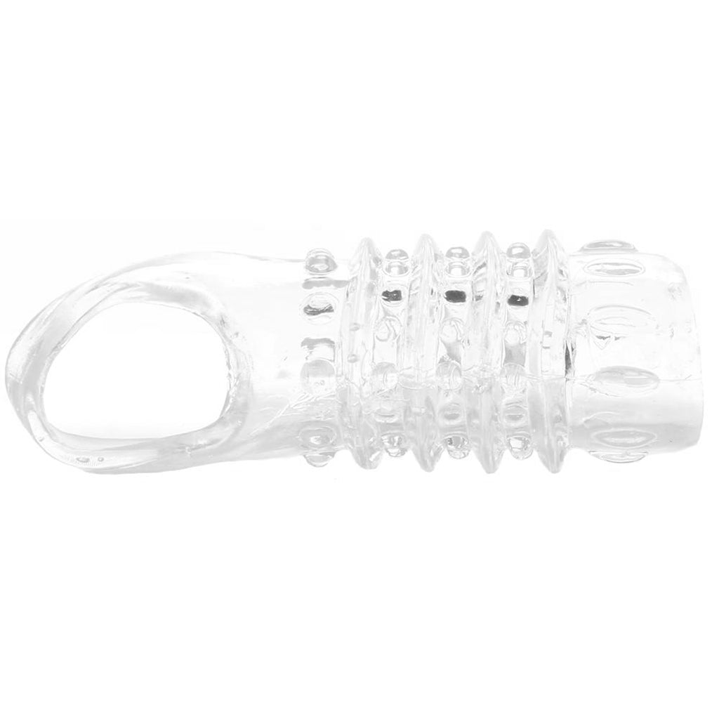 Textured Stimulation Enhancer Penis Sheath in Clear Male Enhancement > Extenders and Sleeves - Tophatter Daily Deals
