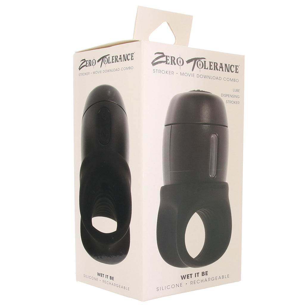 Zero Tolerance Wet It Be Lube Dispensing Stroker Male Masturbators > Vibrating - Tophatter Daily Deals