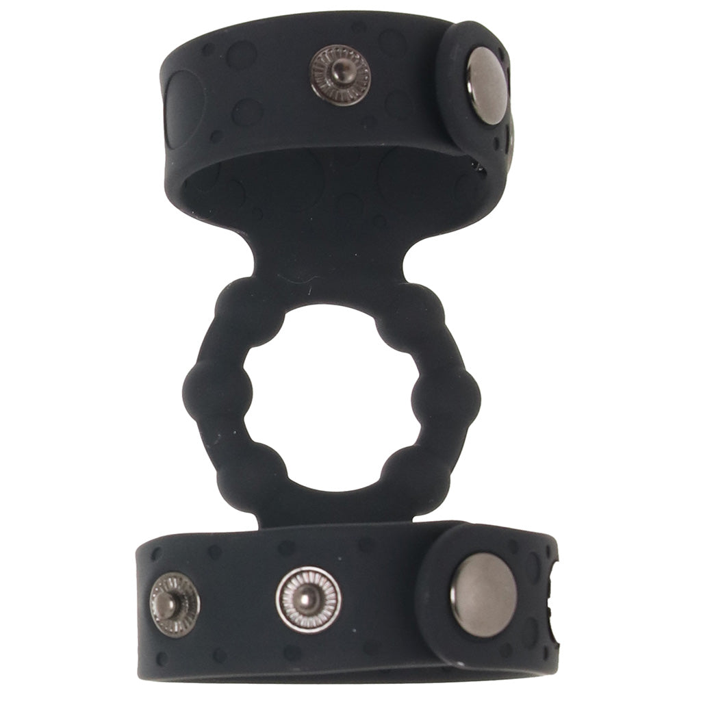 Magic Beaded Cock Ring with Adjustable Ball Straps Bondage and Fetish > Cock and Ball Devices - Tophatter Daily Deals