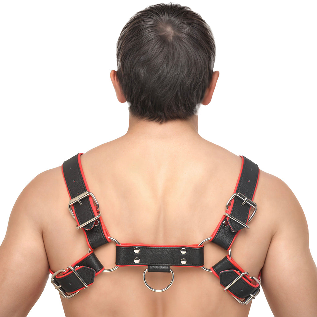 Strict Leather English Bulldog Harness - Tophatter's Adult Sex Toys Online Bondage and Fetish > Men's Bondage Wear - Tophatter Daily Deals