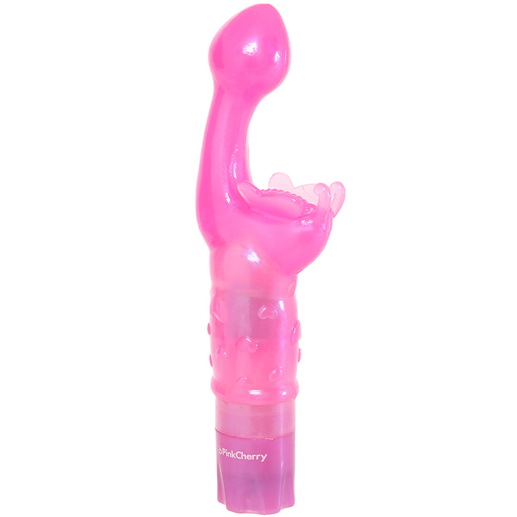 PinkCherry Butterfly Kiss Vibrator in Pink Vibrators > G-Spot Vibrators - Tophatter Daily Deals