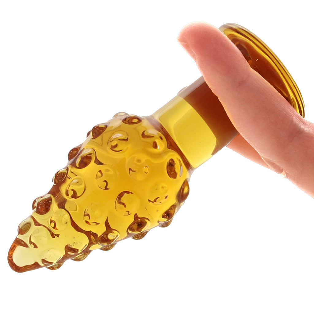 gläs Cornstar 4 Inch Glass Butt Plug Anal Sex Toys > Butt Plugs - Tophatter Daily Deals