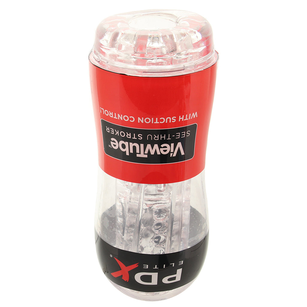 PDX Elite ViewTube See-Thru Stroker Male Masturbators > Self-Contained Strokers - Tophatter Daily Deals