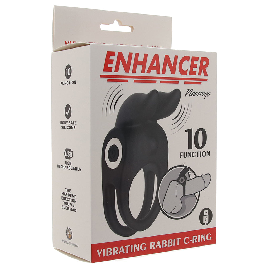 Enhancer Vibrating Rabbit Cock Ring Cock Rings - Tophatter Daily Deals