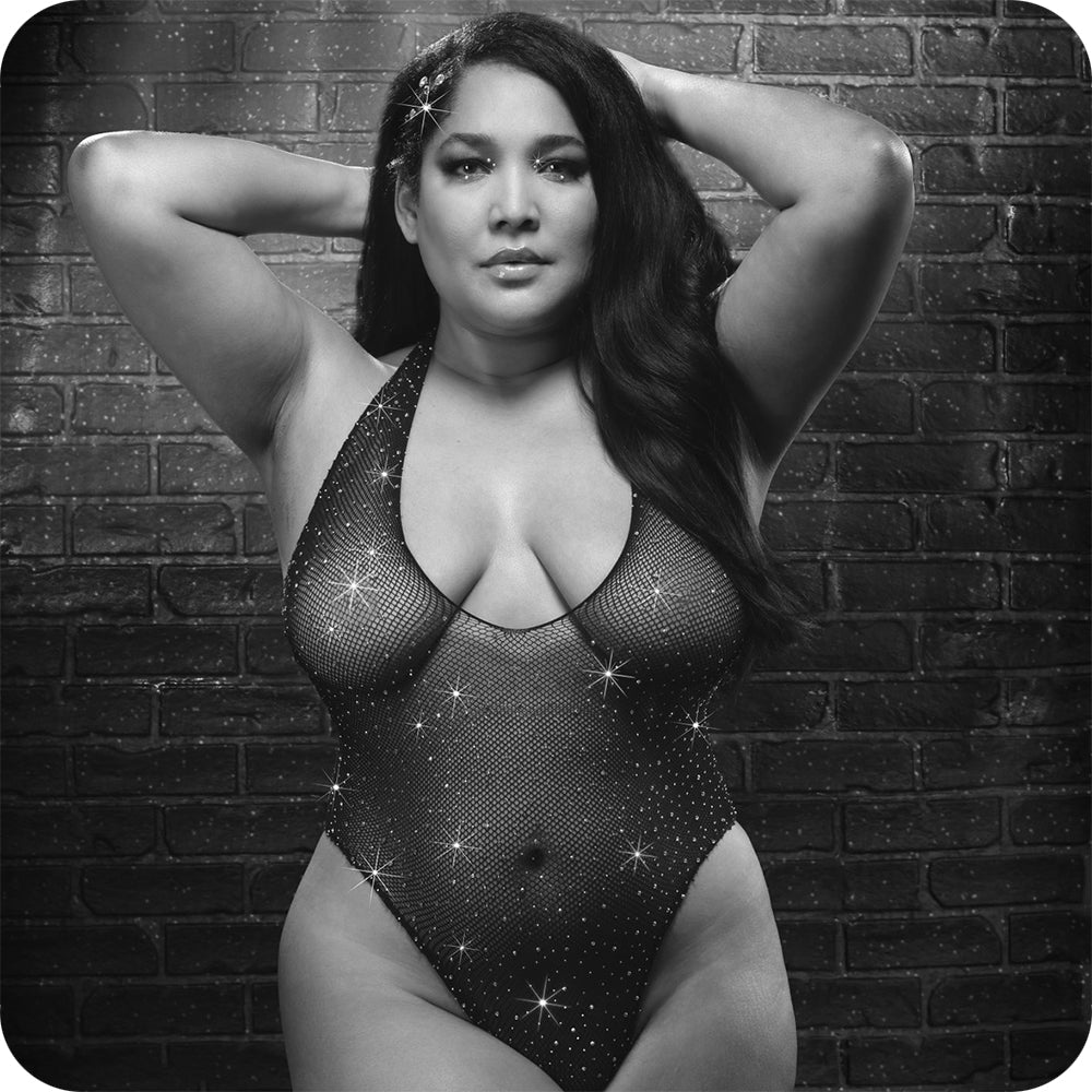 Radiance Deep V Black Body Suit XL Lingerie > Lingerie - Tophatter Daily Deals