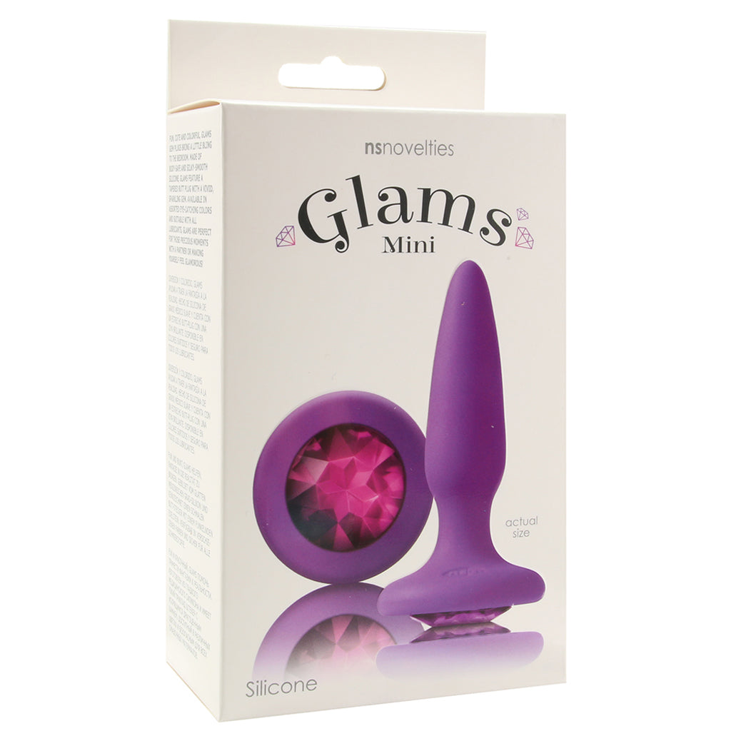 Glams Mini Purple Gem Silicone Butt Plug Anal Sex Toys > Butt Plugs - Tophatter Daily Deals