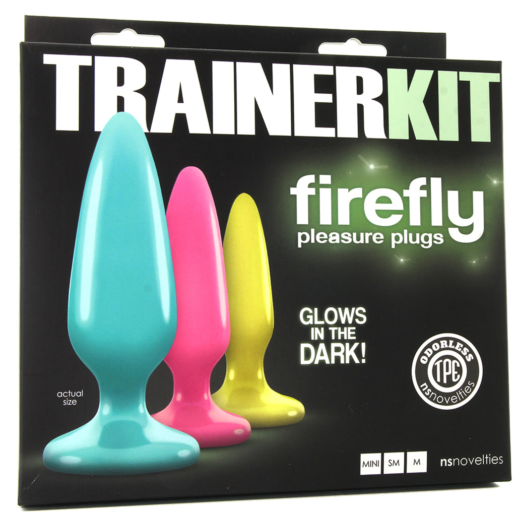 Firefly Pleasure Plugs Trainer Kit in Glow In the Dark - Tophatter's Adult Products Anal Sex Toys > Anal Starter Toys - Tophatter Daily Deals