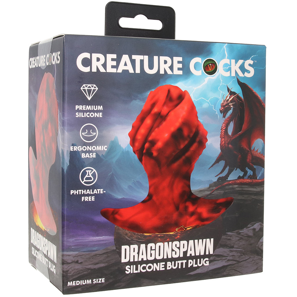 Creature Cocks Dragon Spawn Silicone Plug in Large - Tophatter's Adult Sex Toys Online Anal Sex Toys > Butt Plugs - Tophatter Daily Deals