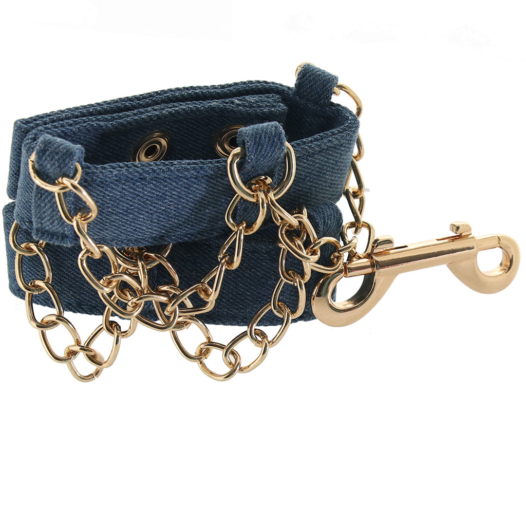 Ride 'Em Denim Ankle Cuffs Bondage and Fetish > Wrist and Ankle Cuffs - Tophatter Daily Deals