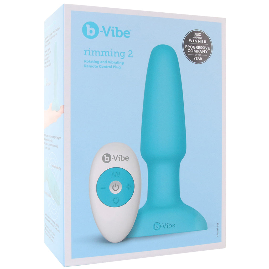 Remote Silicone Rimming 2 Plug in Teal - Tophatter's Vibrator Deals Online Anal Sex Toys > Anal Vibrators - Tophatter Daily Deals
