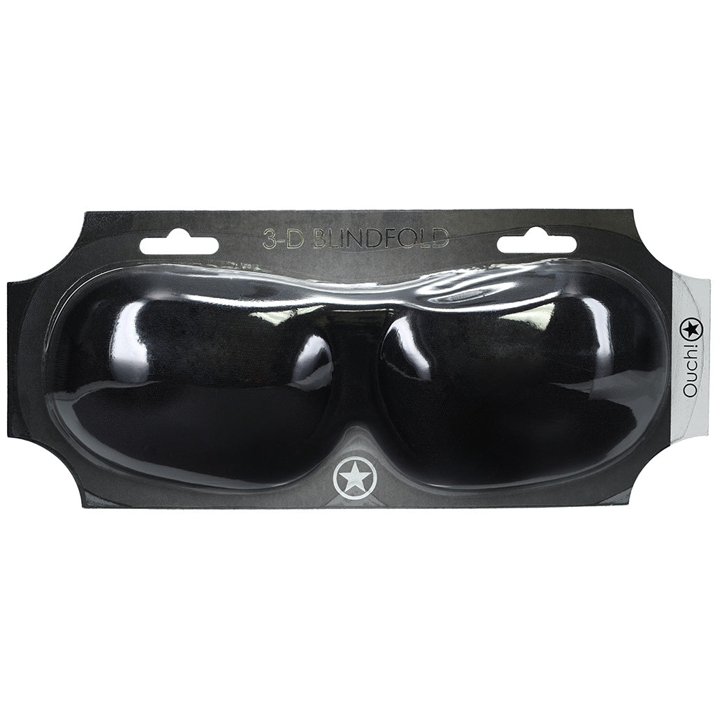 Ouch! 3D Blindfold in Black Bondage and Fetish > Pleasure Masks and Dress Up Play - Tophatter Daily Deals