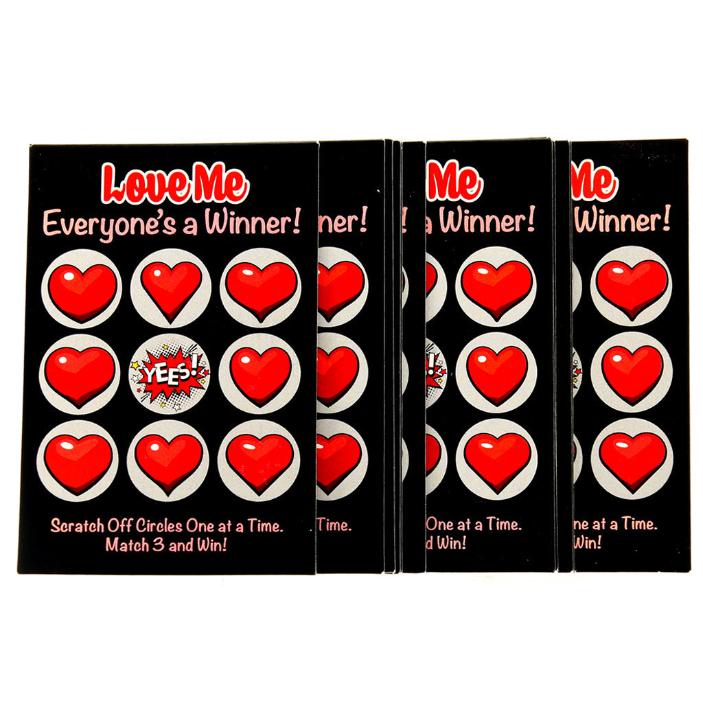Love Me Lotto Scratch Card - Tophatter's Adult Products Sensual Love > Games - Tophatter Daily Deals