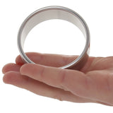 Rock Solid The Brushed Alloy Cock Ring in X-Large Cock Rings - Tophatter Daily Deals