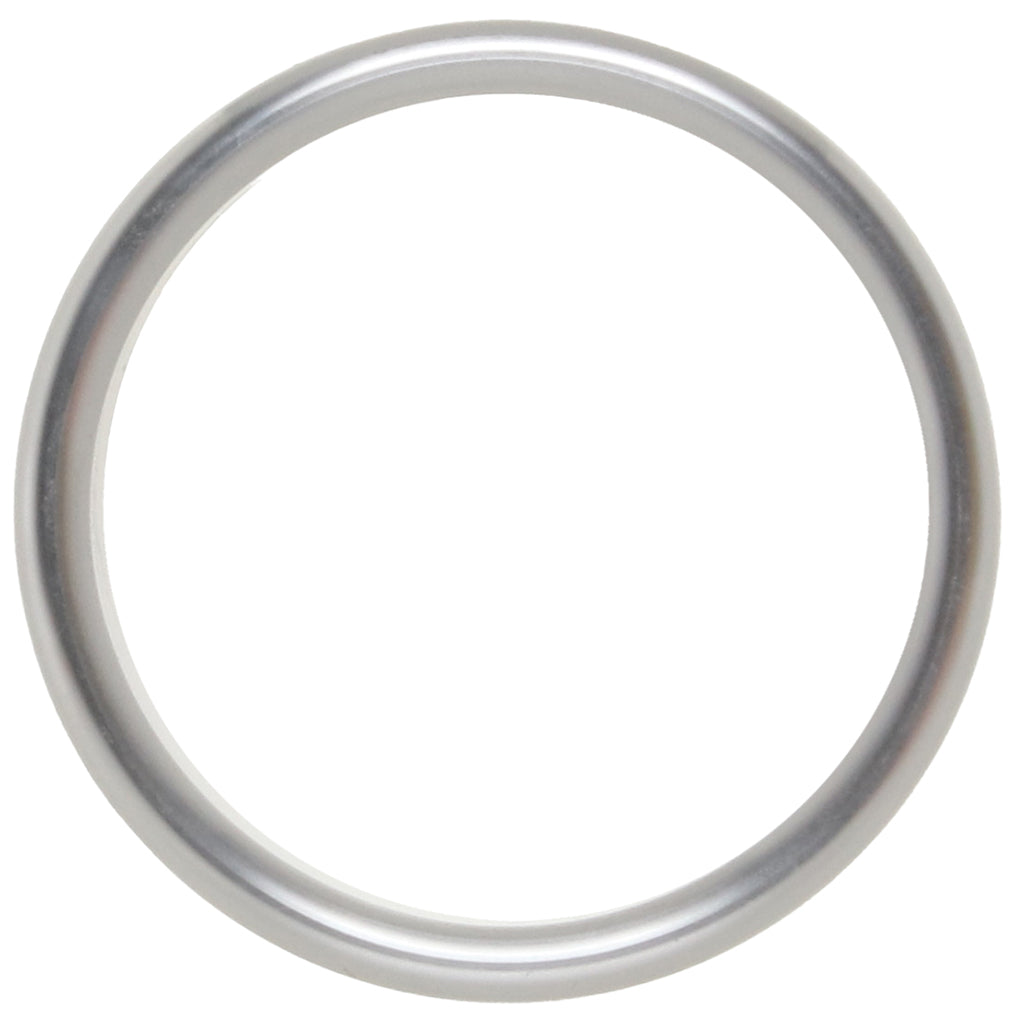 Rock Solid The Brushed Alloy Cock Ring in X-Large Cock Rings - Tophatter Daily Deals