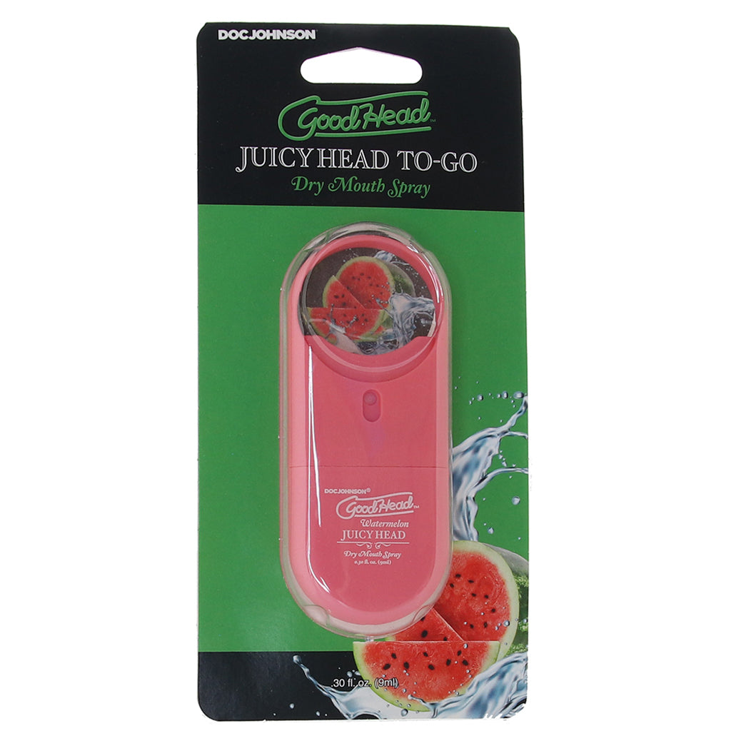 GoodHead Juicy Head Dry Mouth Spray To-Go in Watermelon - Tophatter's Adult Products Lubes and Lotions > Flavored Sex Lubes - Tophatter Daily Deals