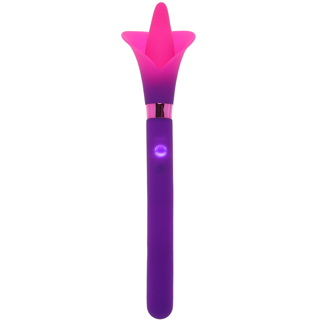 Vala Fiercely Powerful Silicone Flower Vibe in Purple Vibrators > Clitoral Stimulators - Tophatter Daily Deals
