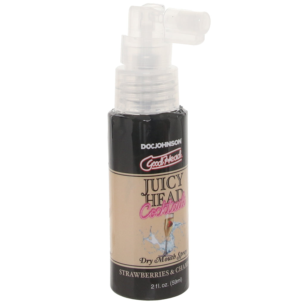 GoodHead Juicy Mouth Spray 2oz/59ml in Strawberries & Champ Lubes and Lotions > Flavored Sex Lubes - Tophatter Daily Deals