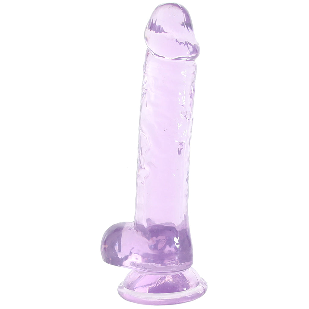 Naturally Yours 7 Inch Crystalline Dildo in Amethyst - Tophatter's Adult Products Dildo Sex Toys > Realistic Dildos - Tophatter Daily Deals
