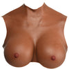 Master Series Perky Pair G-Cup Silicone Breasts in Dark Sexual Wellness > Gender Expression and Affirmation - Tophatter Daily Deals