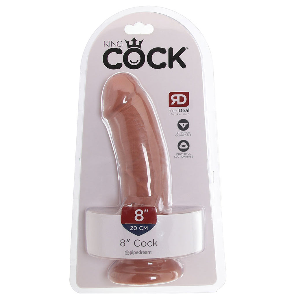 King Cock 8 Inch Dildo in Tan Dildo Sex Toys > Realistic Dildos - Tophatter Daily Deals