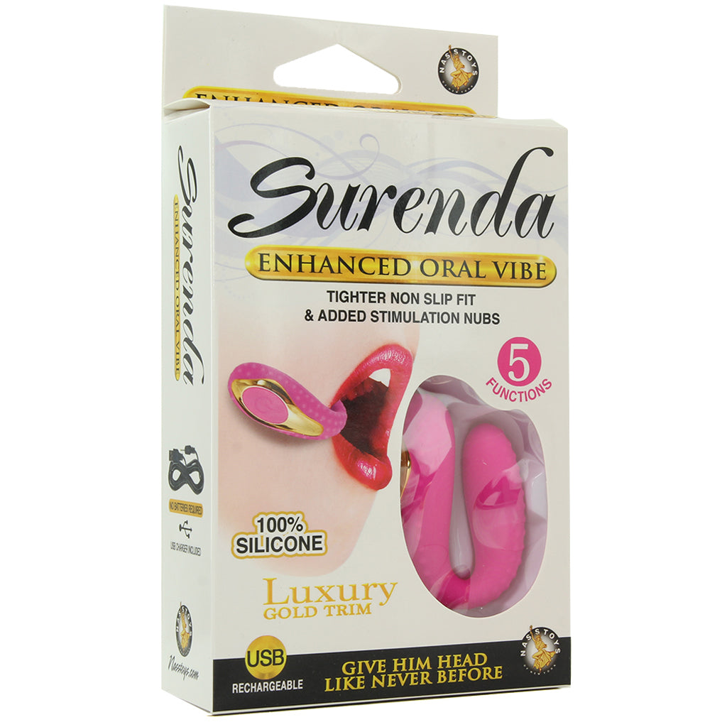 Surenda Luxury Enhanced Oral Vibe in Pink - Tophatter's Adult Products Vibrators > Clitoral Stimulators - Tophatter Daily Deals