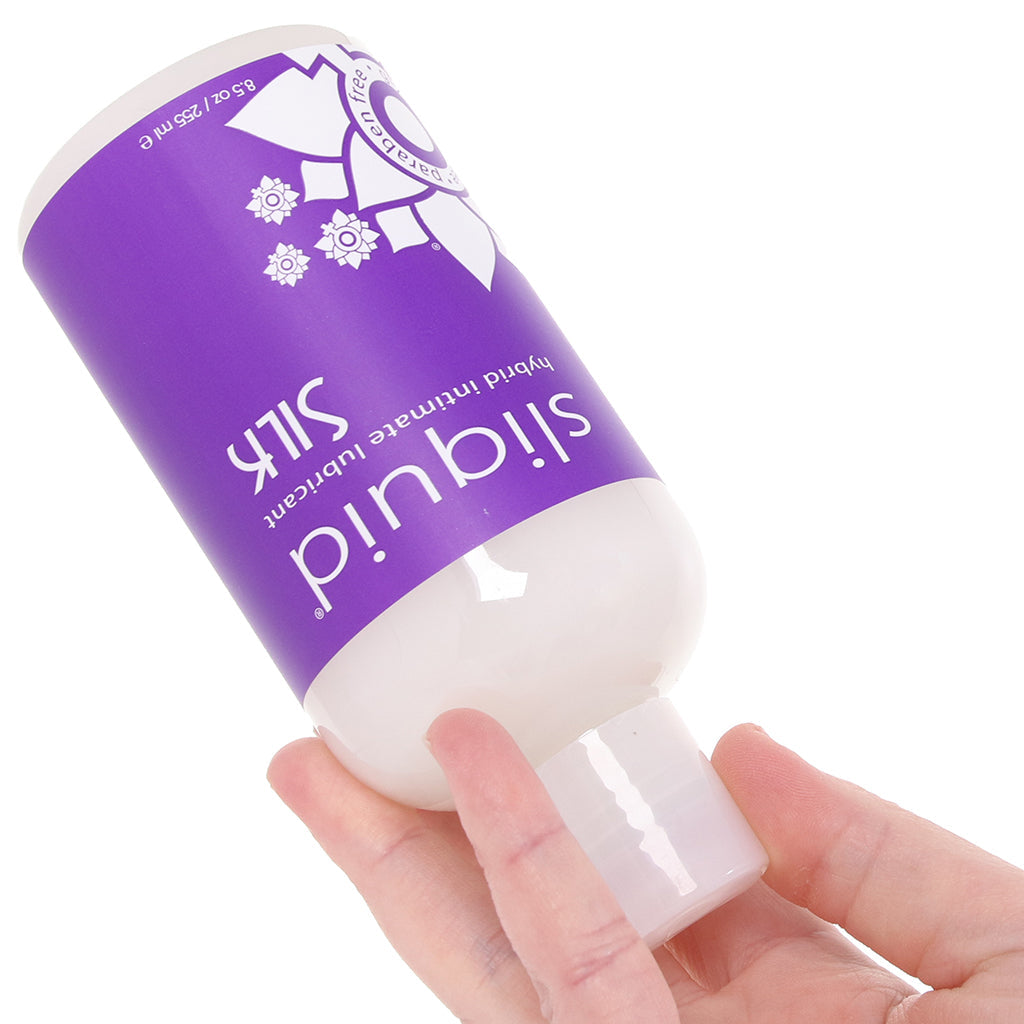 Silk Hybrid Intimate Lubricant in 8.5oz/255ml Lubes and Lotions > Hybrid Lubricants - Tophatter Daily Deals