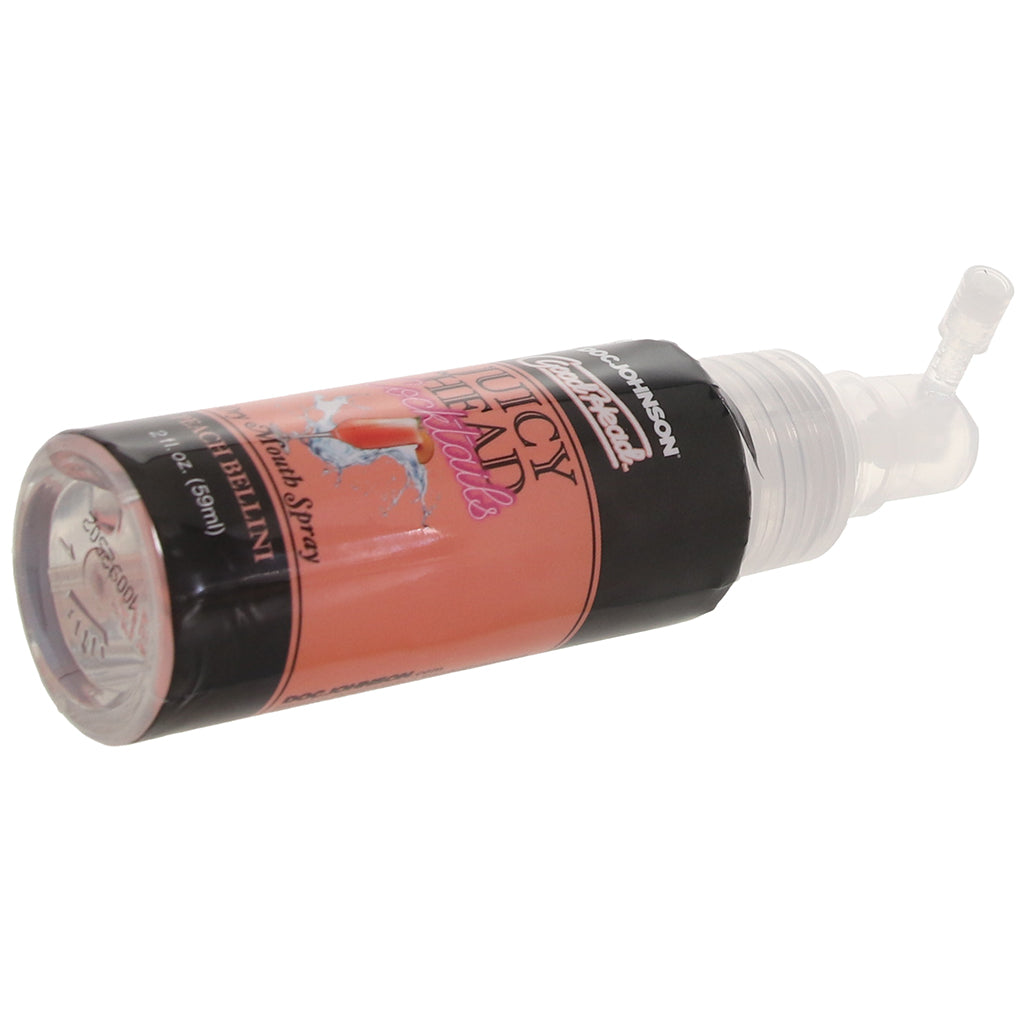 GoodHead Juicy Mouth Spray 2oz/59ml in Peach Bellini Lubes and Lotions > Flavored Sex Lubes - Tophatter Daily Deals
