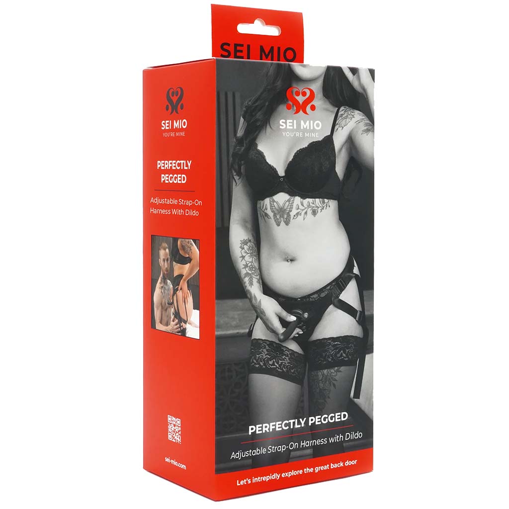 Sei Mio Perfectly Pegged Strap-On with 5 Inch Dildo Dildo Sex Toys > Strap-On and Harnesses - Tophatter Daily Deals