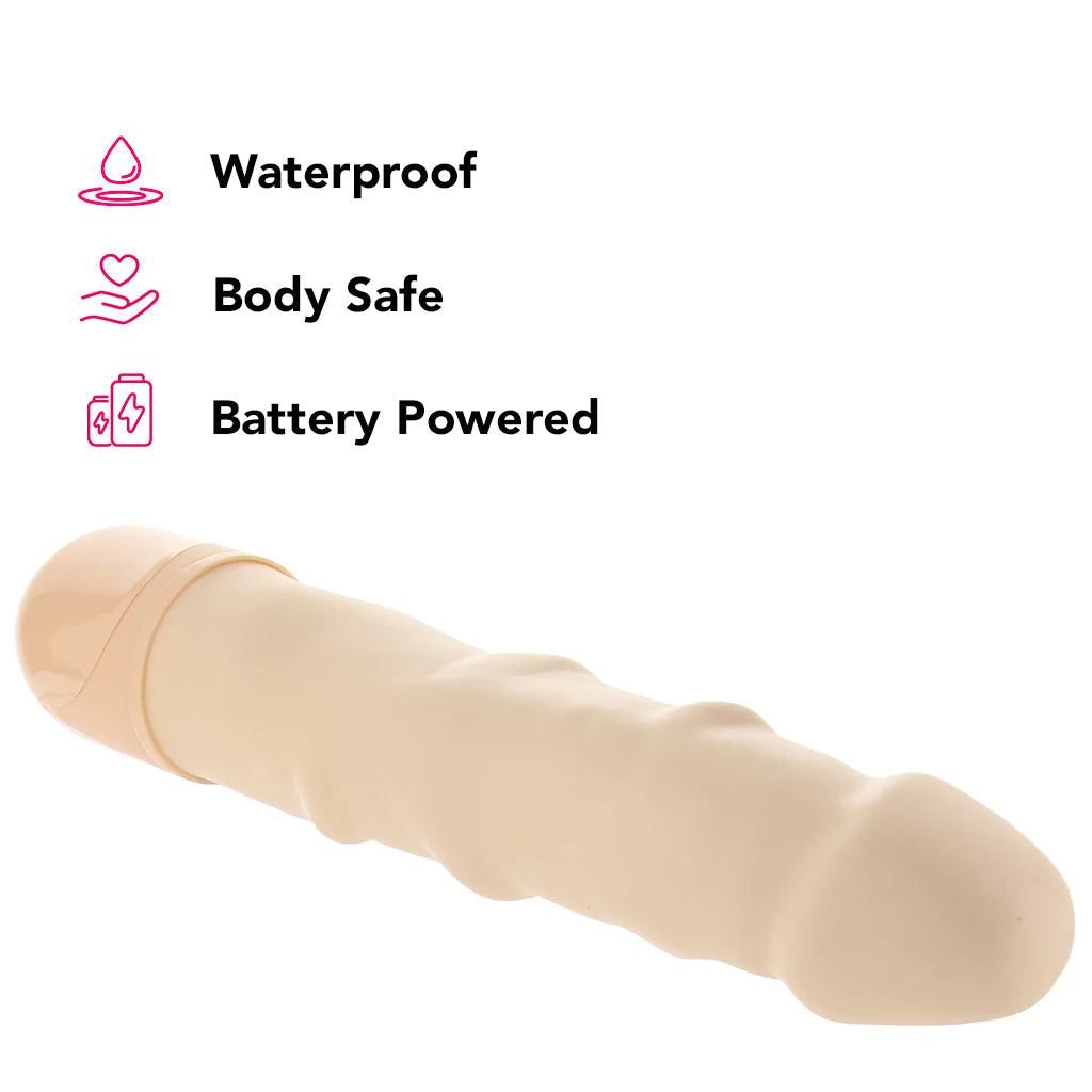 Waterproof Power Stud Rod Vibe in Ivory Dildo Sex Toys > Vibrating Dildos - Tophatter Daily Deals