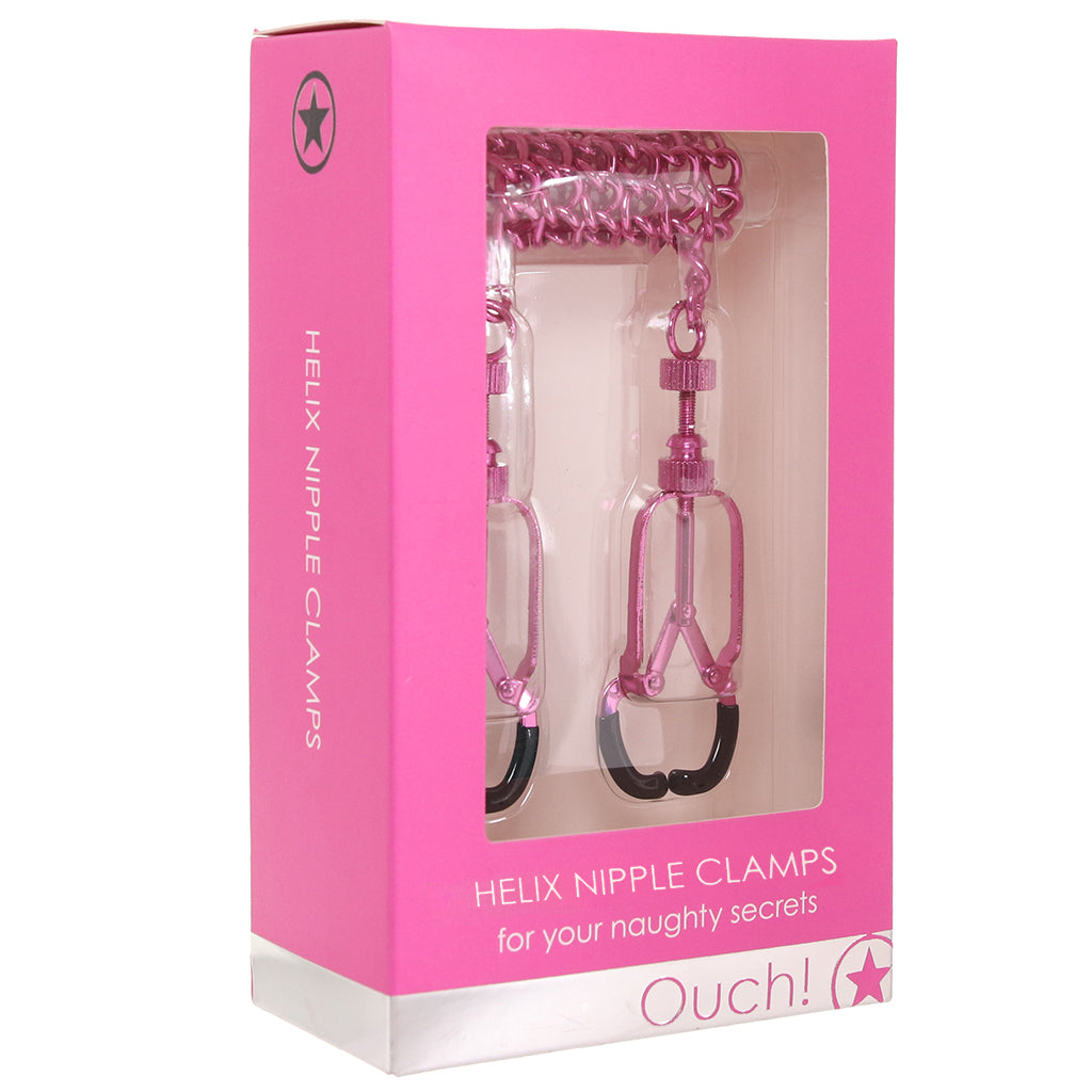 Ouch! Helix Nipple Clamps in Pink Bondage and Fetish > Nipple Stimulators & Clamps - Tophatter Daily Deals