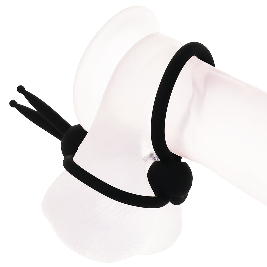 Alpha Dual Stamina Lasso in Black - Tophatter's Adult Sex Toys Online Cock Rings - Tophatter Daily Deals