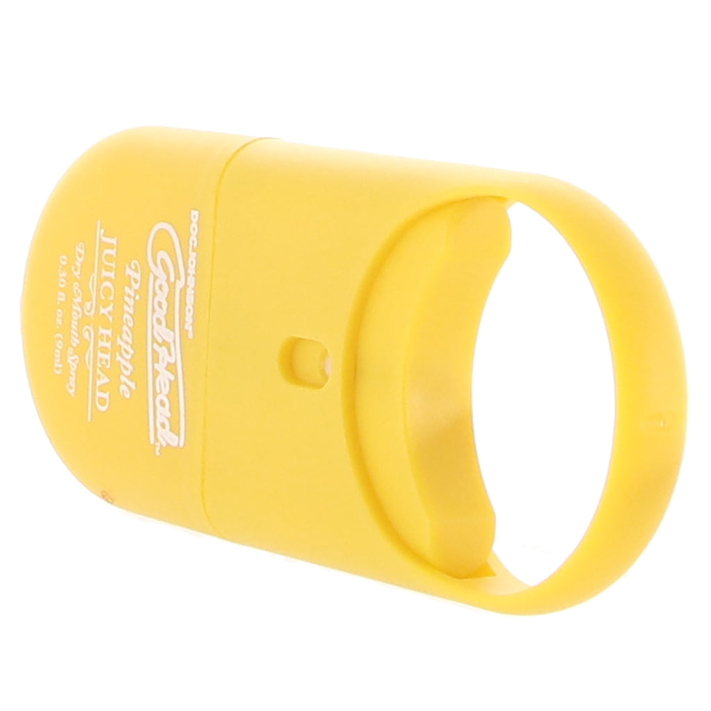 GoodHead Juicy Head Dry Mouth Spray To-Go in Pineapple - Tophatter's Adult Products Lubes and Lotions > Flavored Sex Lubes - Tophatter Daily Deals