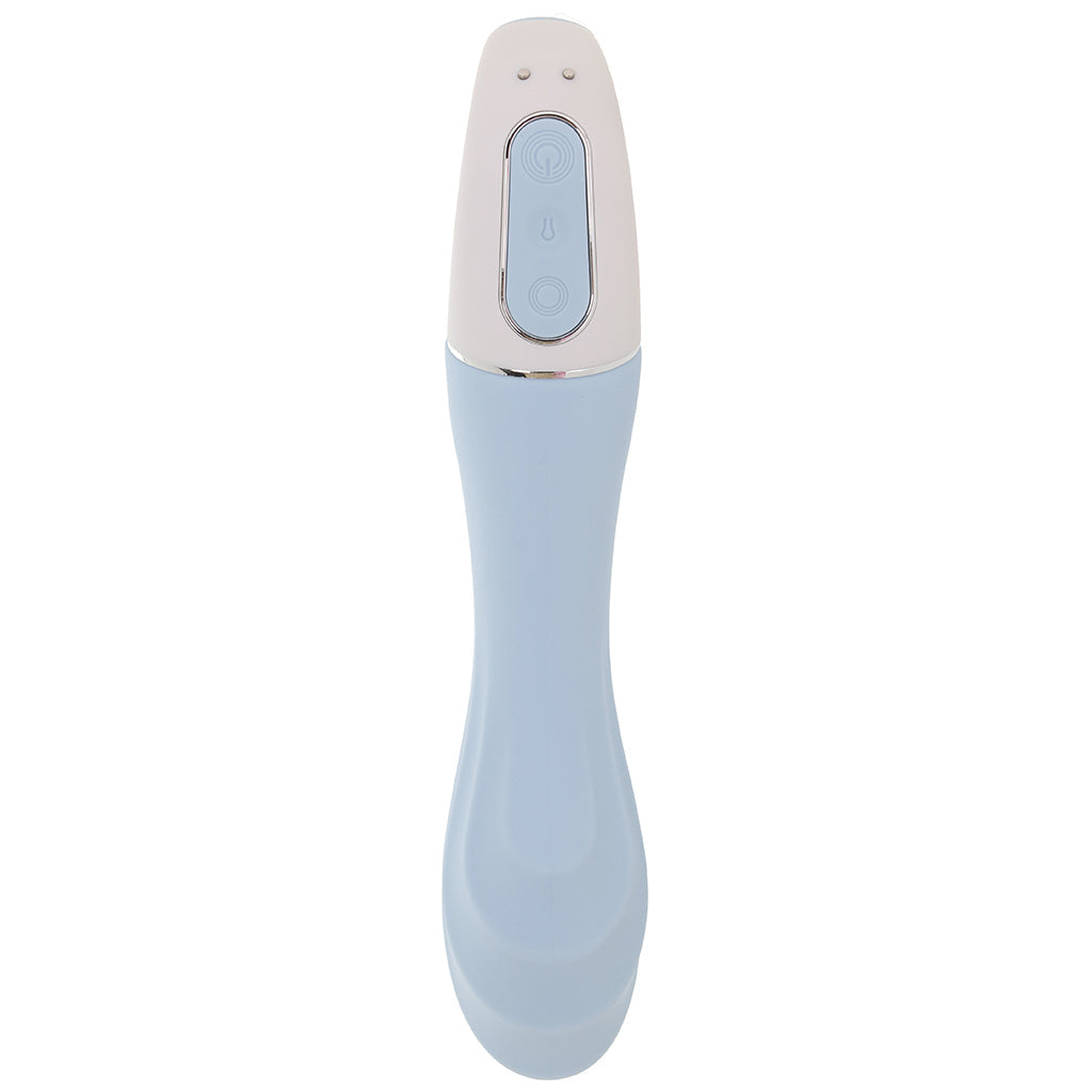 Satisfyer Air Pump Vibrator 5+ G-Spot Vibe in Blue Vibrators > G-Spot Vibrators - Tophatter Daily Deals