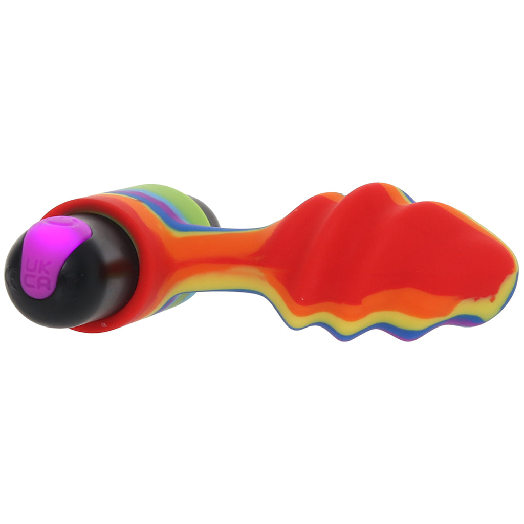 Bang! Vibrating Rainbow Butt Plug with Remote - Tophatter's Adult Sex Toys Online Anal Sex Toys > Butt Plugs - Tophatter Daily Deals