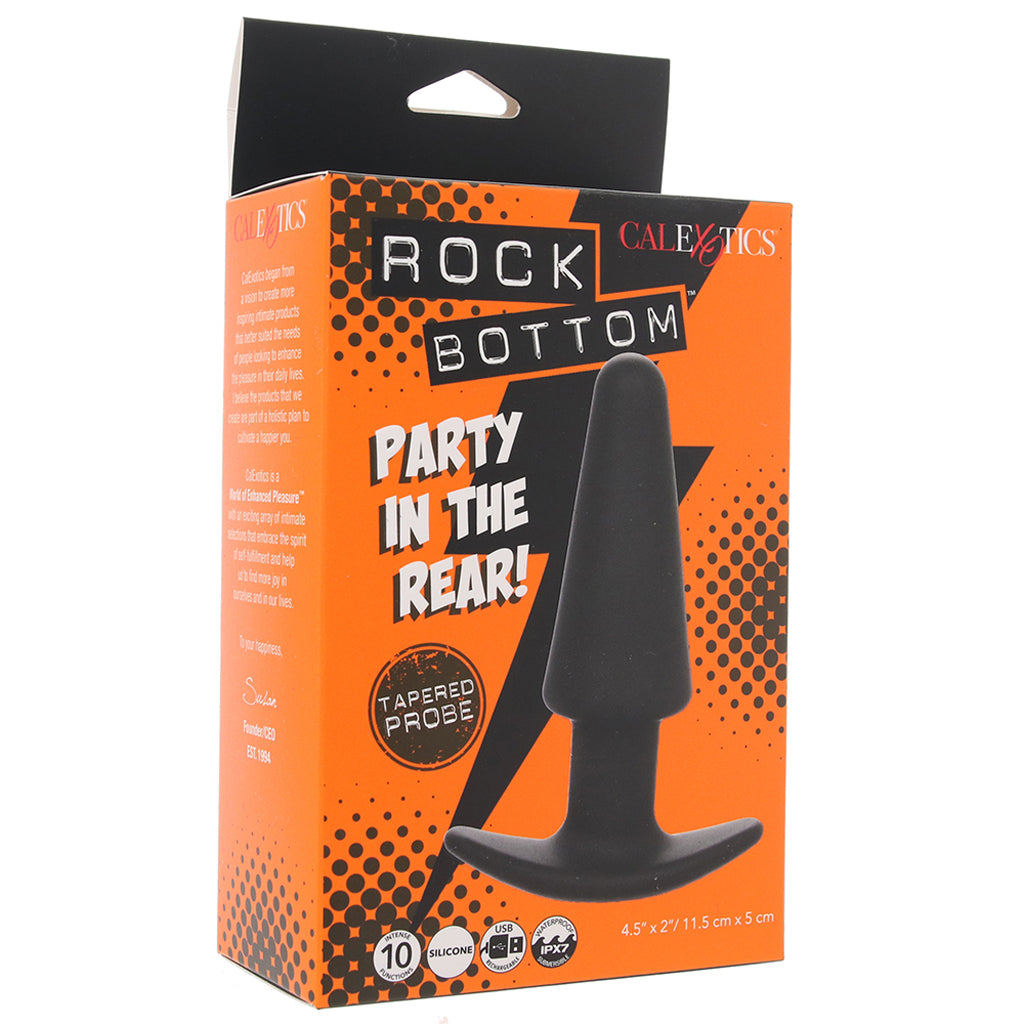 Rock Bottom Tapered Probe Anal Sex Toys > Anal Vibrators - Tophatter Daily Deals