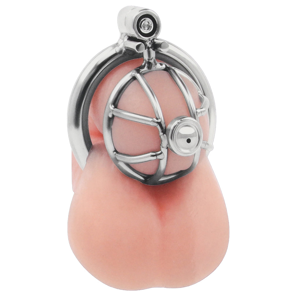 Lockmaster Inverted Urethral Straw Micro Chastity Cage Bondage and Fetish > Cock and Ball Devices - Tophatter Daily Deals