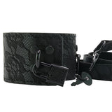 Sincerely Locking Lace Leash and Collar in Black Bondage and Fetish > Leashes and Collars - Tophatter Daily Deals