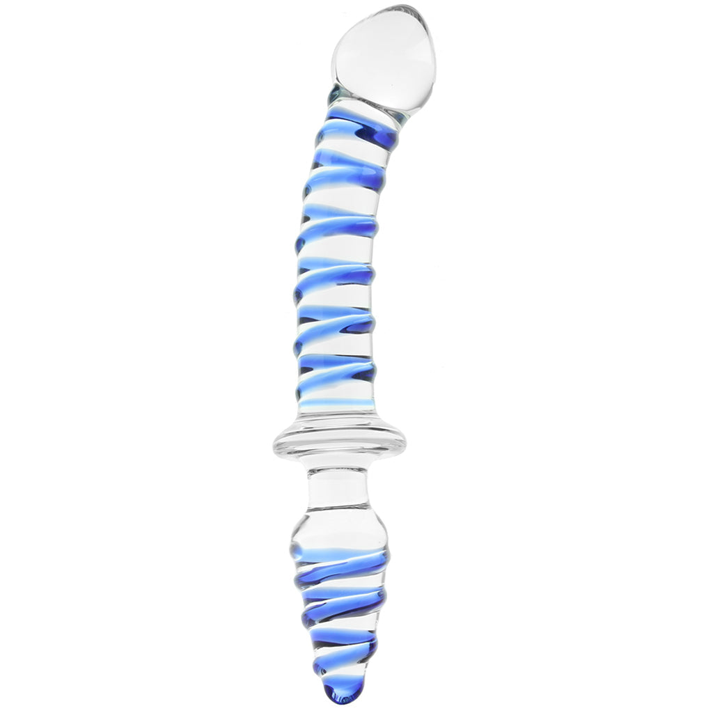 gläs 10 Inch Mr. Swirly Double Dildo & Butt Plug Dildo Sex Toys > G-Spot Dildos - Tophatter Daily Deals