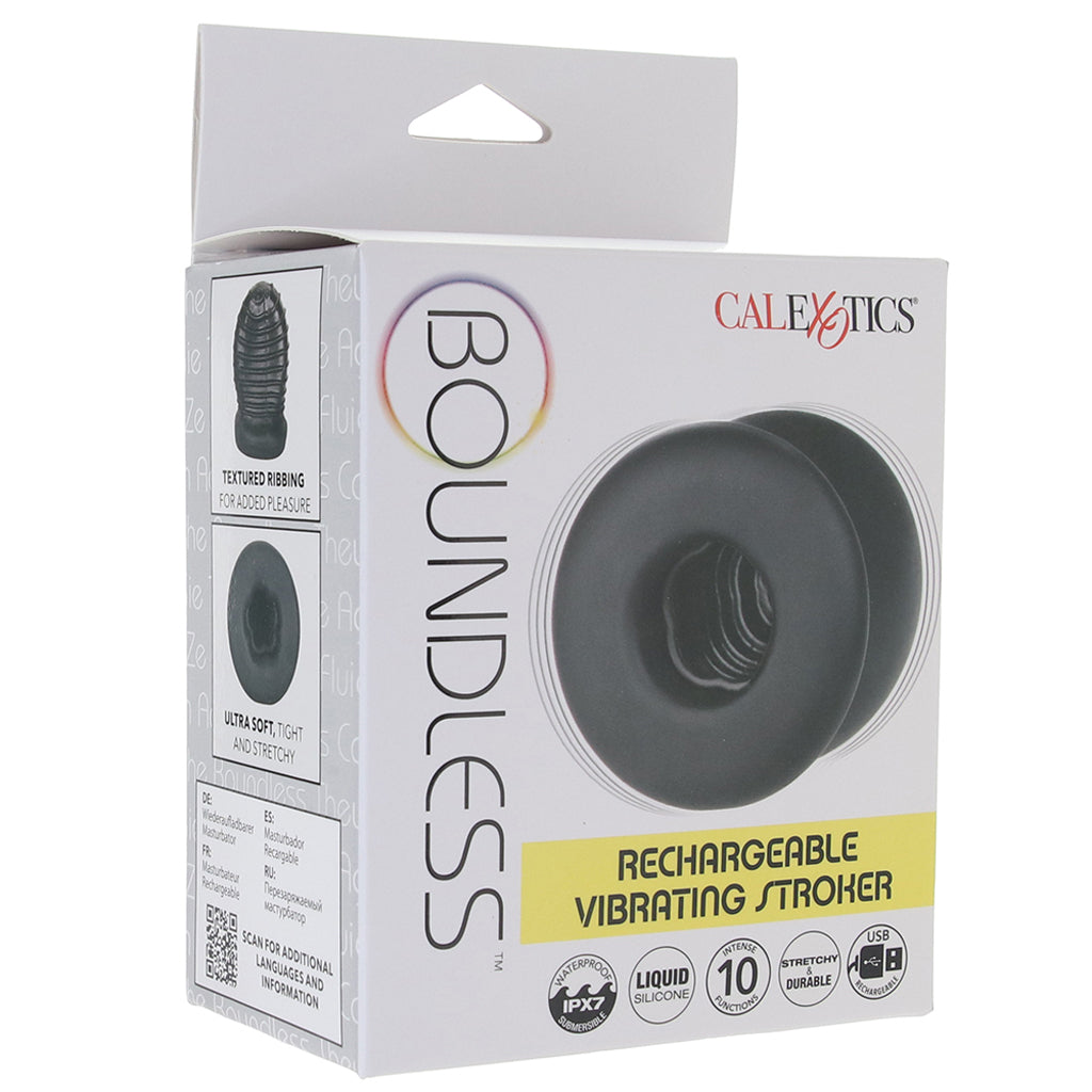 Boundless Rechargeable Vibrating Stroker - Tophatter's Adult Products Male Masturbators > Vibrating - Tophatter Daily Deals