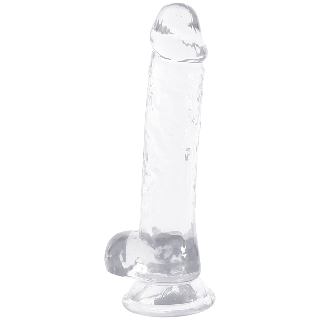 Naturally Yours 7 Inch Crystalline Dildo in Clear Dildo Sex Toys > Realistic Dildos - Tophatter Daily Deals